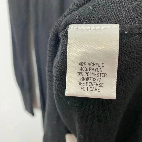 APT.9 Black Lightweight Mock Neck Knit Sweater Dress - Picture 6 of 6